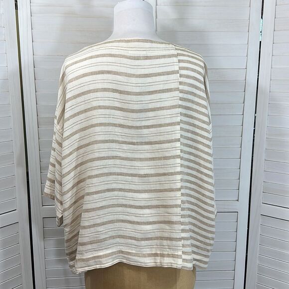 Pure J. Jill Linen Top Size Large Lagenlook Oversized NWOT - Picture 9 of 12